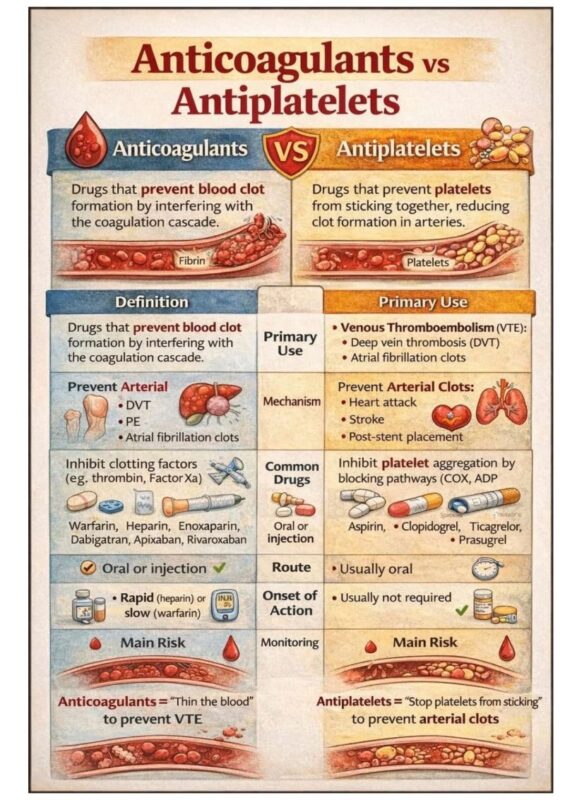 Samwel Mikaye: Anticoagulants vs Antiplatelets