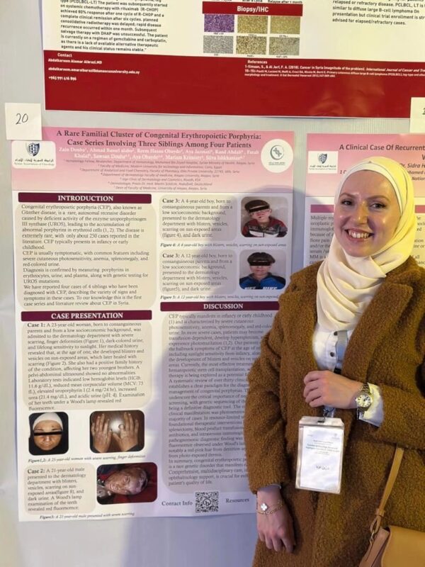 Zain Douba Takes The Best Case Report Poster Award