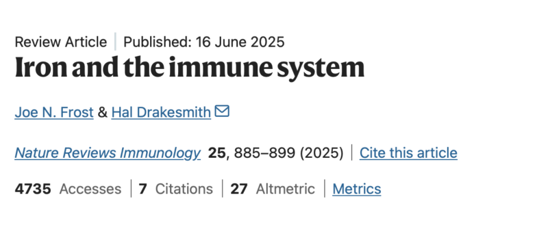 Amaliris Guerra Expresses Respect for Hal Drakesmith’s Contributions to the Iron Field 1 Amaliris Guerra Expresses Respect for Hal Drakesmith’s Contributions to the Iron Field