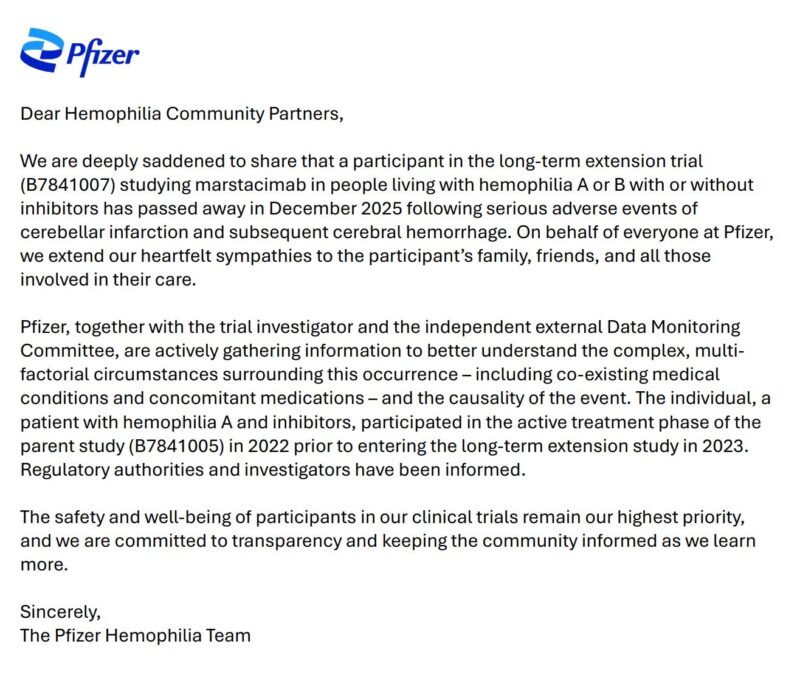 Stroke-Associated Letal Outcome with Hympavzi: Michael Makris on Pfizer's Announcement