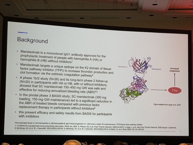 Wolfgang Miesbach Shares Insights from Davide Matino's Presentation on Marstacimab at ASH25 1 Wolfgang Miesbach Shares Insights from Davide Matino's Presentation on Marstacimab at ASH25