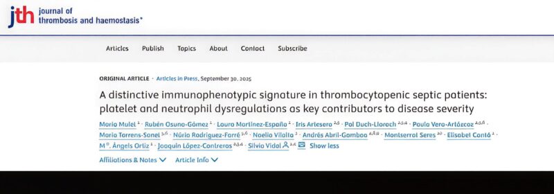 A Distinctive Immune Signature in Thrombocytopenic Sepsis 1 Sepsis
