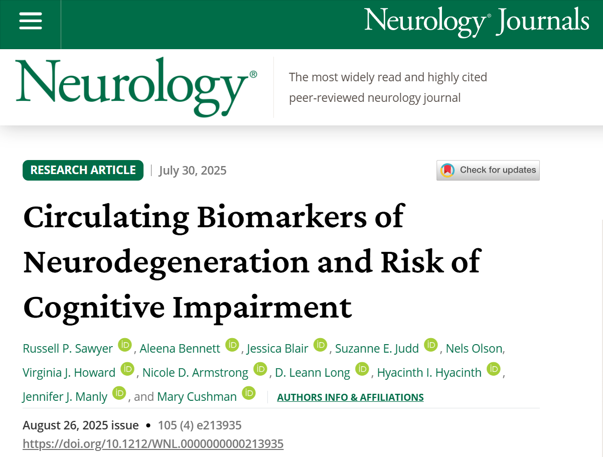 Mary Cushman Spoke with WPTZ About New Research Showing Incidence of Cognitive Impairment Prediction