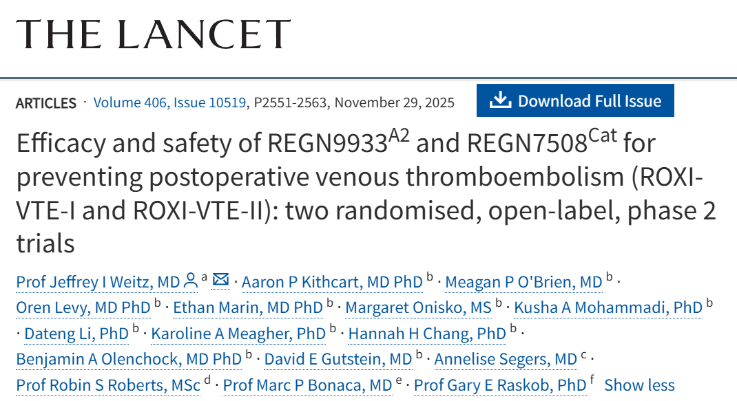 Pradeep Natarajan Shared New Article: Comparison Between Milvexian, Abelacimab and Enoxaparin 2 Pradeep Natarajan Shared New Article: Comparison Between Milvexian, Abelacimab and Enoxaparin