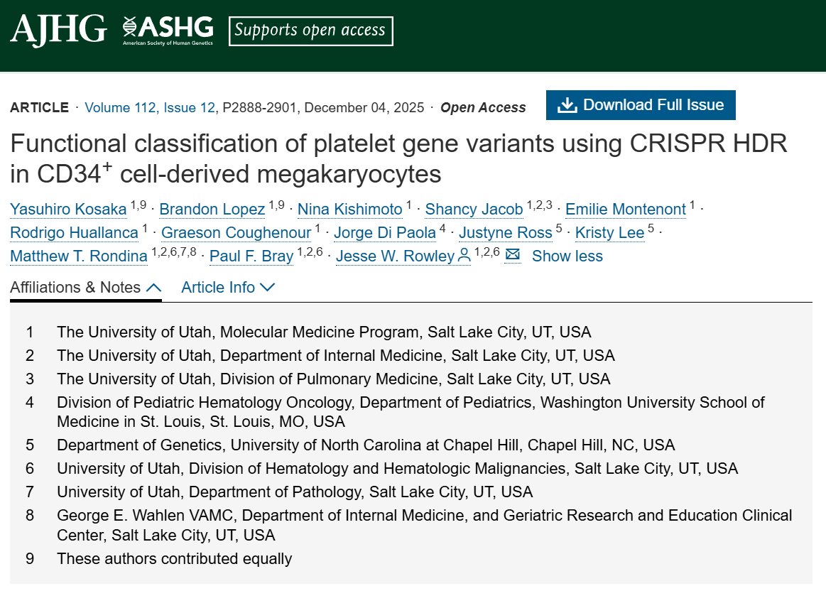 Heghine Khachatryan on a Milestone for Platelet Disorders: CRISPR Assays Transform Variant Classification 1 Heghine Khachatryan on a Milestone for Platelet Disorders: CRISPR Assays Transform Variant Classification