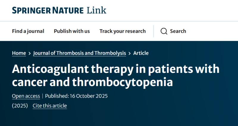 Jarosław Kępski: Managing Anticoagulation in Oncology Patients With Thrombocytopenia 1 Jarosław Kępski