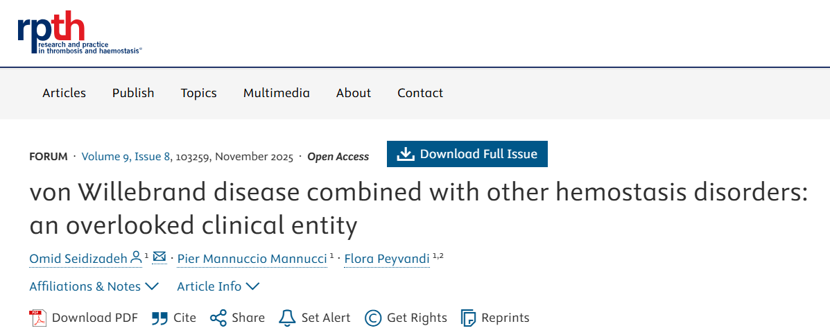 Danny Hsu: Are We Stopping at the First Diagnosis? The Hidden Complexity of VWD