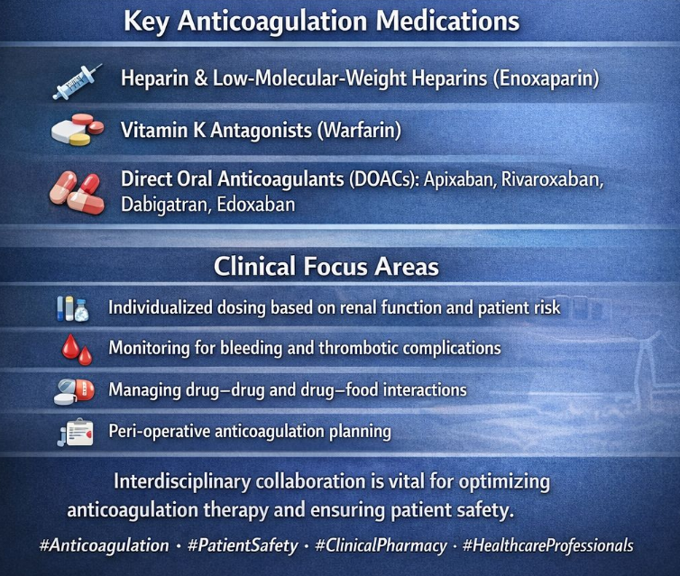 Lina Elfaki: Anticoagulation Medications - A Critical Component of Patient Safety 1 Lina Elfaki: Anticoagulation Medications - A Critical Component of Patient Safety