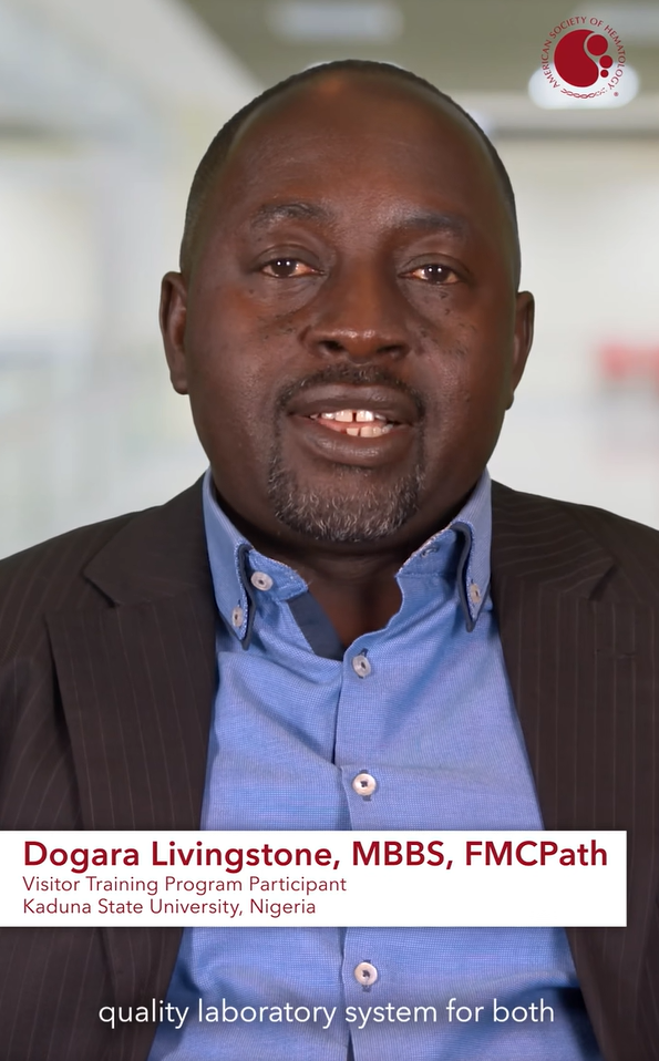 Emilia Arturo on Strengthening Global Hematology Through the ASH Visitor Training Program 1 Emilia Arturo on Strengthening Global Hematology Through the ASH Visitor Training Program
