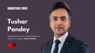 Tushar Pandey Awarded for His Enourmous Contribution to Hematology