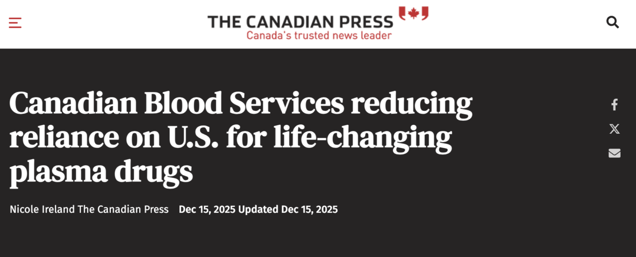 Reza Shojaei: Public–Private Partnerships are Essential to Expanding Plasma Collection Capacity