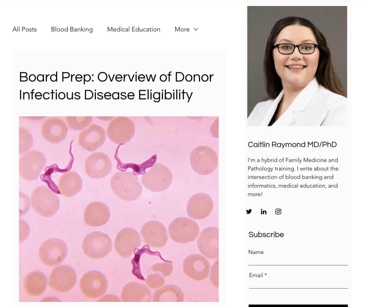 Caitlin Raymond: Framing Donor Eligibility as Risk Assessment