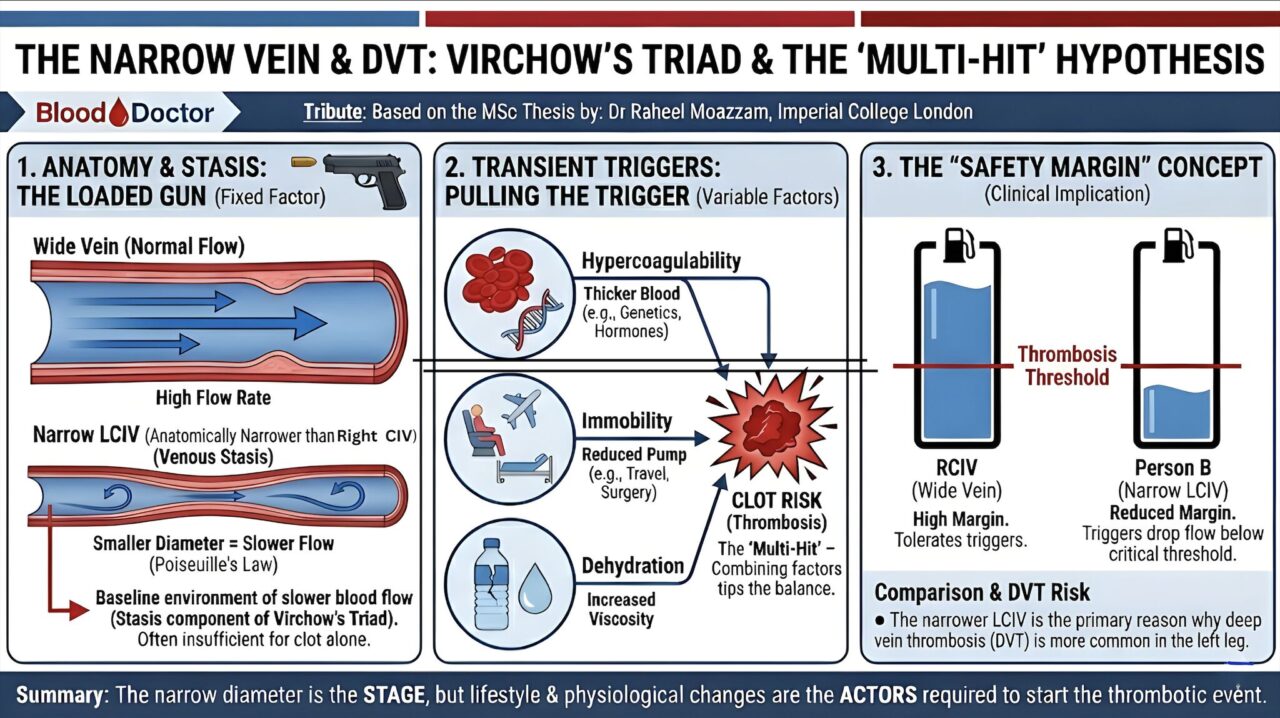 Dr Abdul Mannan Comments Raheel Moazzam's Thesis: Why are Left-Sided DVTs More Common Than Right?