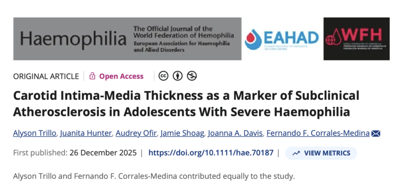 Wolfgang Miesbach on Fernando Corrales-Medina's Team's Latest Cross-Sectional Study on Haemophilia 1 Wolfgang Miesbach on Fernando Corrales-Medina's Team's Latest Cross-Sectional Study on Haemophilia