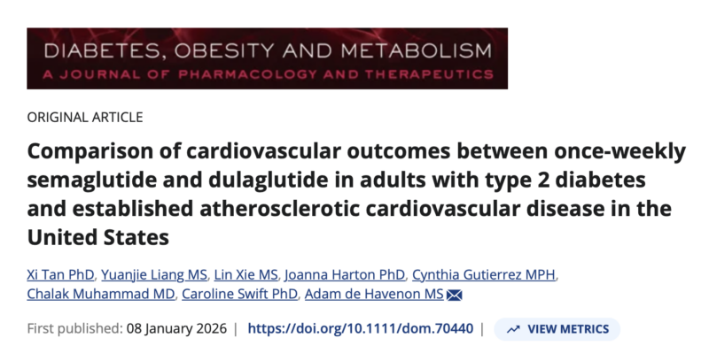 Martin Haluzík on Compariosn of Cardiovascular Outcomes Between Semaglutide and Dulaglutide Therapies