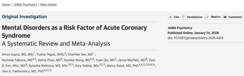 Mitchell Elkind: Mental Disorders, Brain Health, and Acute Coronary Syndrome
