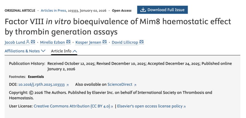 Wolfgang Miesbach on Jacob Lund's Study: How to Define FVIII Bioequivalence