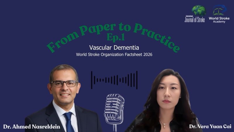 Ahmed Nasreldein In The 1st Podcast Episode of International Journal of Stroke