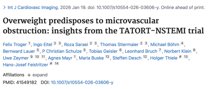 Christian Schulze: Time to Say Good-Bye to The "Obesity Paradox"? 1 Christian Schulze: Time to Say Good-Bye to The "Obesity Paradox"?