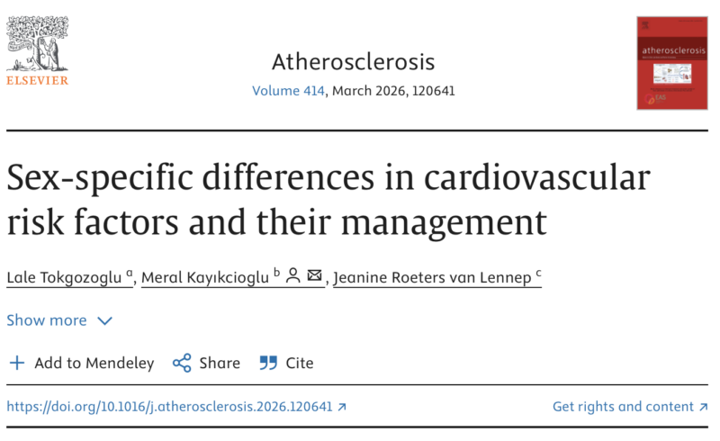 Lale Tokgözoğlu on Cardiovascular Risk Factors in Women