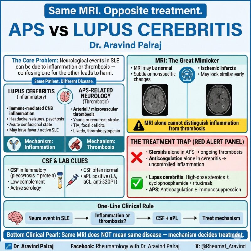 Aravind Palraj Draws a Comparison Between APS and Lupus Cerebritis