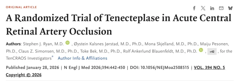 Negative Trials Matter: Anne Hege Aamodt Shares The TenCRAOS Trial