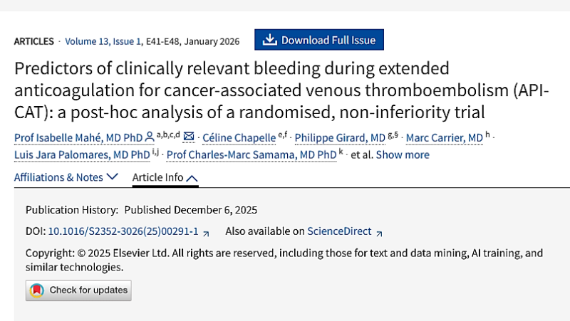 Céline Chapelle Shares Clinical Predictors From the API-CAT Trial