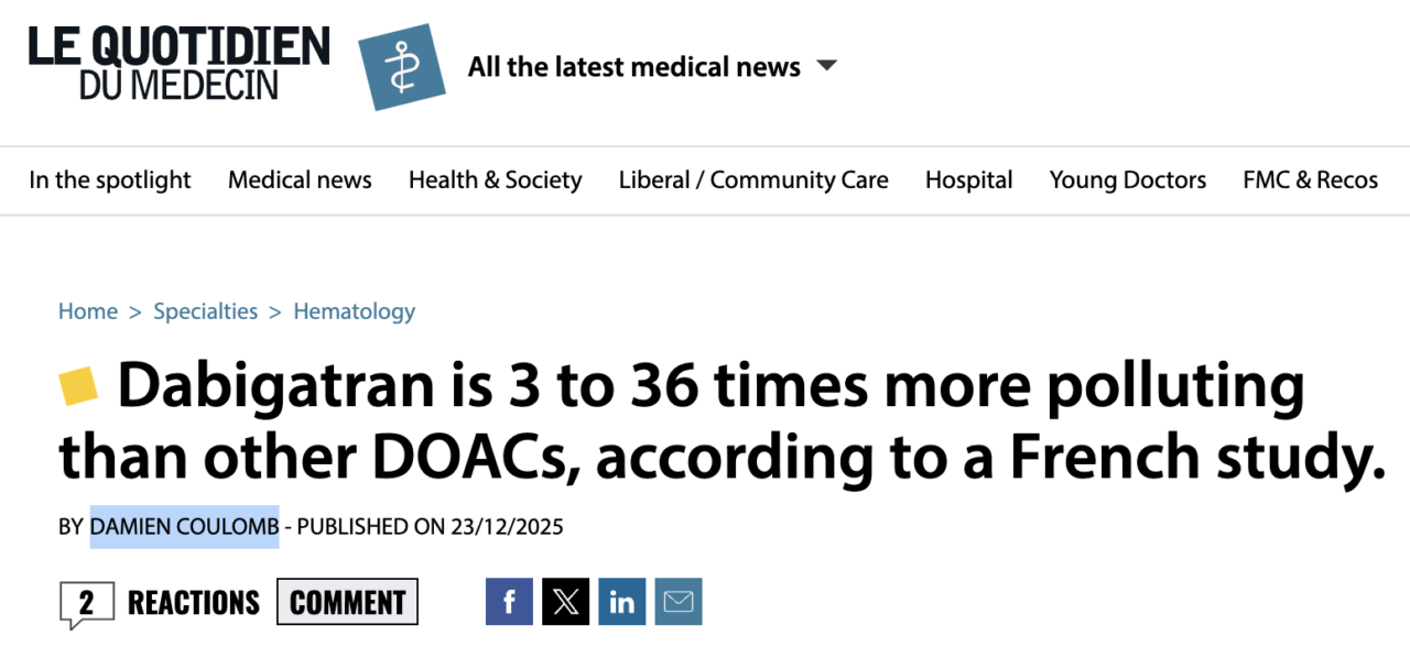 Nicolas Gendron Shares A Great Example of How Climate Considerations Become Part of Medical Decision-Making 2 Nicolas Gendron Shares A Great Example of How Climate Considerations Become Part of Medical Decision-Making