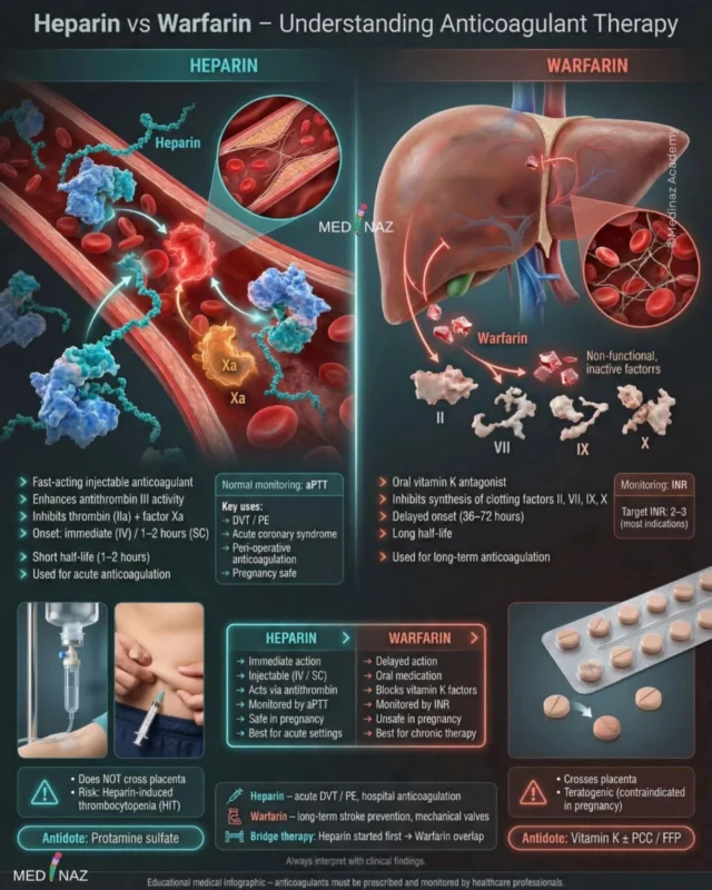 Tareq Abadl: Heparin vs Warfarin
