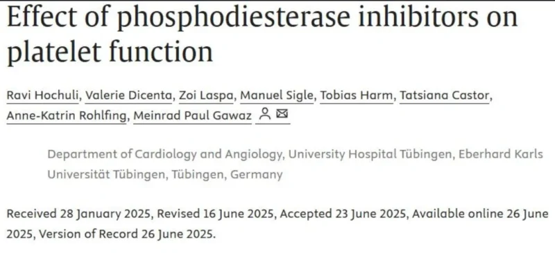 Ed Shovelin: PDE Inhibitors Preferentially Affect ADP and TRAP6 Activation