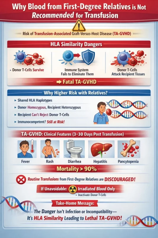 Shiny K. Kajal: Why Blood from First-Degree Relatives is Not Recommended for Transfusion 1 Shiny K. Kajal: Why Blood from First-Degree Relatives is Not Recommended for Transfusion