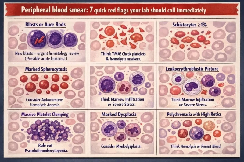 AbQader Bedil: 7 Urgent Red Flags in a Peripheral Blood Smear 1 AbQader Bedil: 7 Urgent Red Flags in a Peripheral Blood Smear