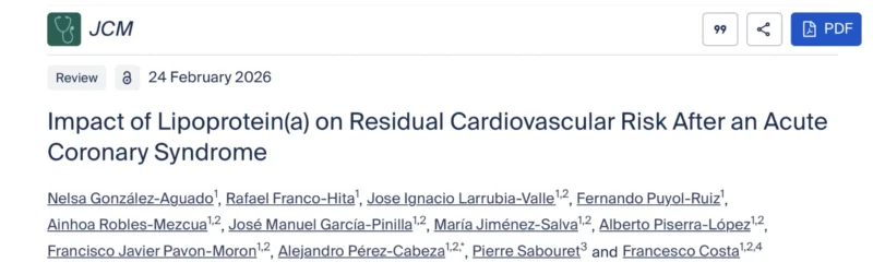 Pierre Sabouret: Exploring Impact of Lipoprotein(a) on Residual Cardiovascular Risk After an Acute Coronary Syndrome