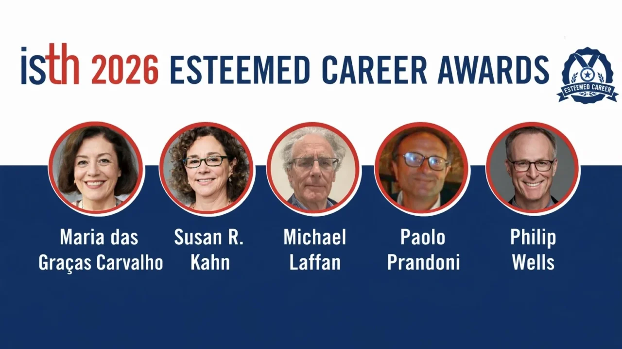 ISTH Names Five Global Recipients of 2026 Esteemed Career Awards
