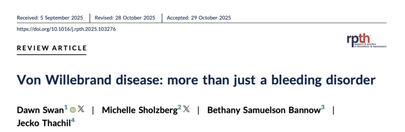 Alan Nurden: Looking Beyond Bleeding in VWD