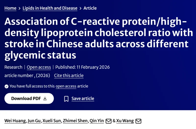 Leonardo Roever: CHR as a Composite Biomarker for Stroke Risk Stratification