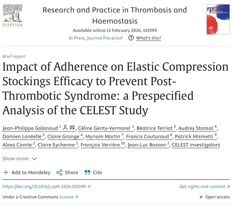 Danny Hsu: Are Elastic Compression Stockings Ineffective in Preventing Post-Thrombotic Syndrome?