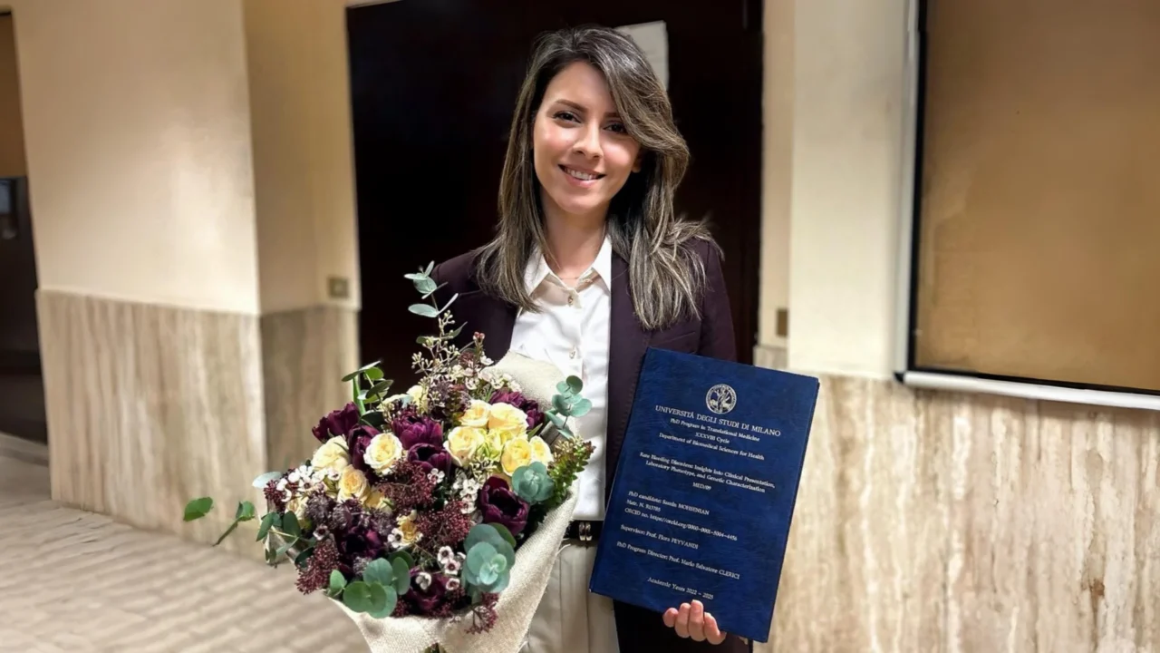 Samin Mohsenian: I Have Successfully Defended My PhD on Rare Bleeding and Coagulation Disorders