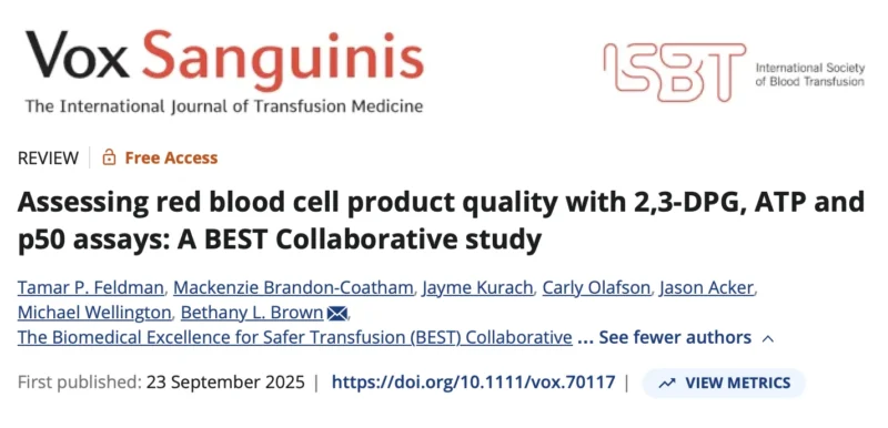 Bethany Brown: There Is A Need for A Validated Replacement for The Discontinued 2,3-DPG Assay 1 Bethany Brown: There Is A Need for A Validated Replacement for The Discontinued 2,3-DPG Assay