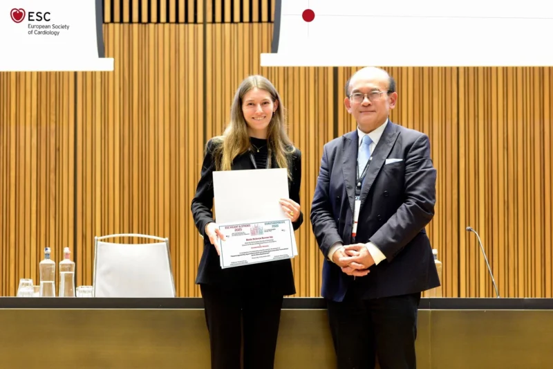 Annabel Hölzle Takes Runner-Up Award in Basic Science and Translational Research at ESC Heart and Stroke 2025