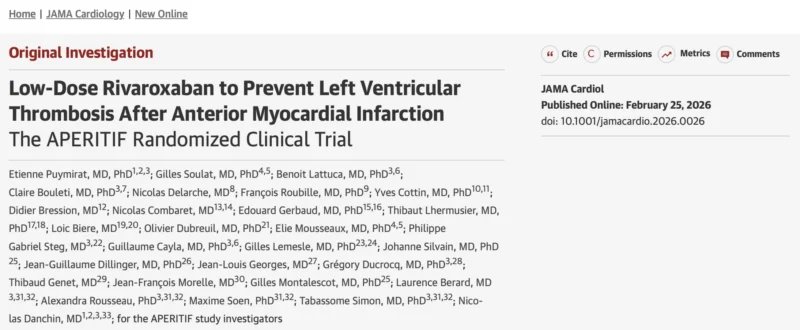 Ney Carter Borges: The APERITIF Trial Clarifies Rivaroxaban's Role in LVT