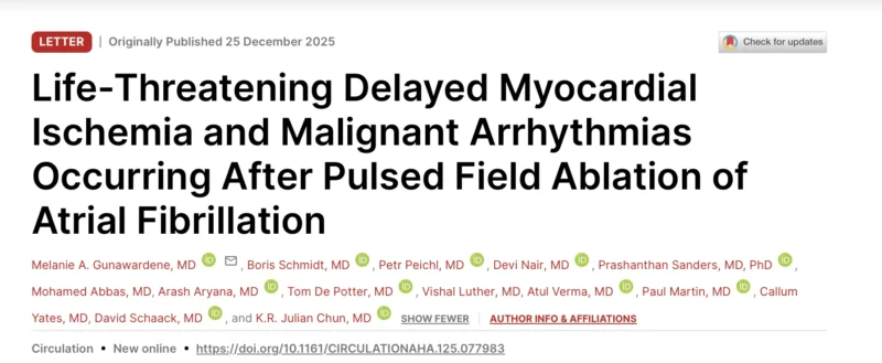 Sanjeev Saksena: From Isolated Case Reports to Clinical Evidence for Post-Ablation Myocardial Ischemia 1 Sanjeev Saksena: From Isolated Case Reports to Clinical Evidence for Post-Ablation Myocardial Ischemia