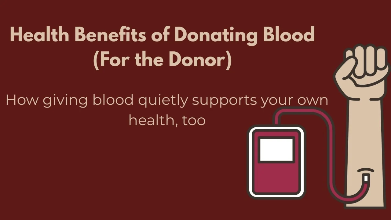 Srishti Goyal: Blood Donation – The Health Benefits No One Talks About