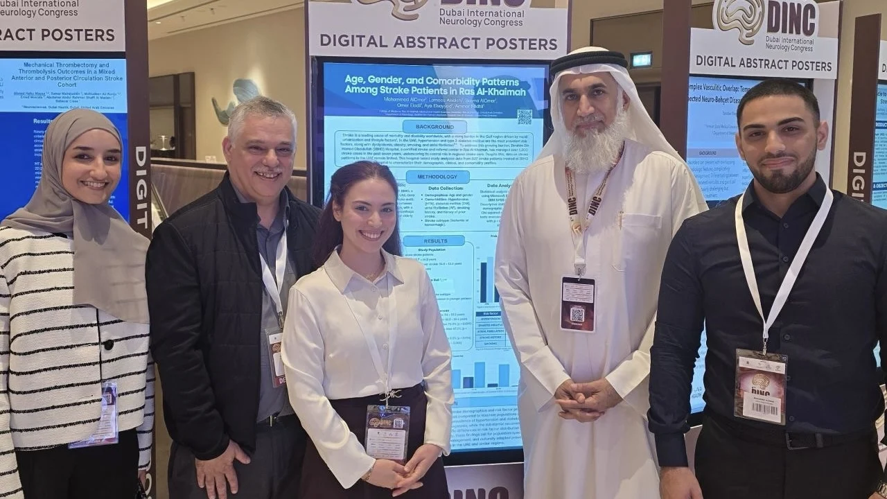 Lamees Alsalehi: Presenting Age, Gender, and Comorbidity Patterns in Stroke at DINC 2026
