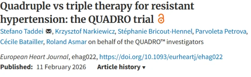 Bartosz Hudzik: Better Control, Similar Tolerability With Quadruple Therapy in Resistant Hypertension 1 Bartosz Hudzik: Better Control, Similar Tolerability With Quadruple Therapy in Resistant Hypertension