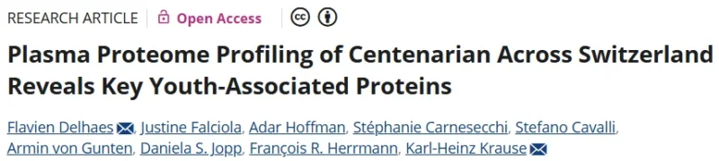 Erwin Loh: Centenarian Study Identifies Blood Proteins Linked to Longevity