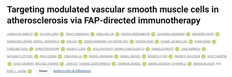 Erwin Loh: Immunotherapy Reduces Plaque in Arteries of Mice 1 Erwin Loh: Immunotherapy Reduces Plaque in Arteries of Mice