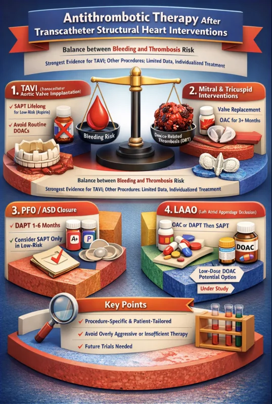 Seyed Mohsen Jahromi Moghadam: Antithrombotic Therapy After Transcatheter Structural Heart Interventions 1 Antithrombotic Therapy