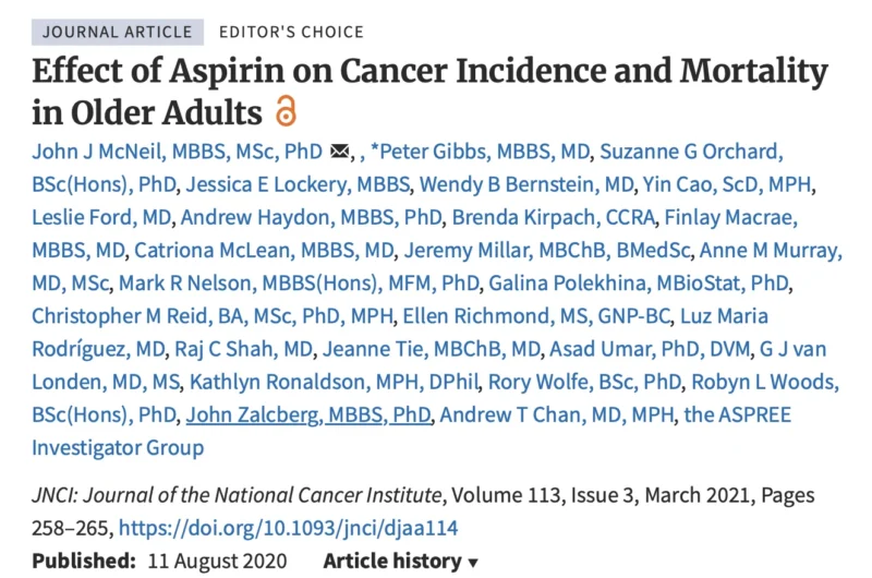 Desapriya Ediriweera: Aspirin and Cancer Prevention - Time to Update the Story