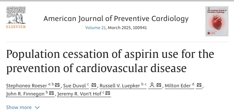 Filippo Cademartiri: What Happened When Guidelines Shifted Against Aspirin for Primary Cardiovascular Prevention